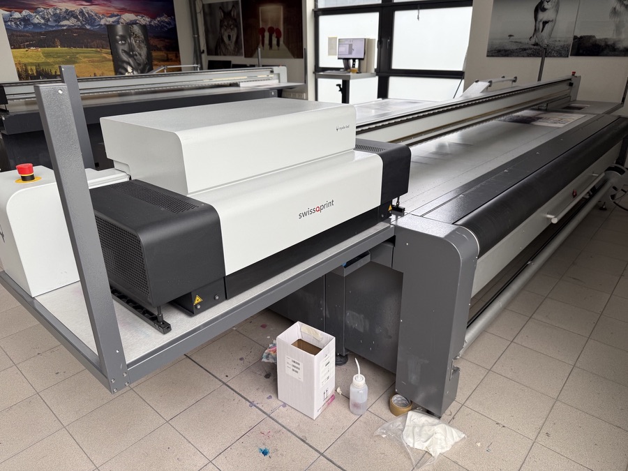 swissQprint Nyala LED vlakbedprinter in het atelier van GFD